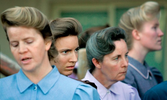 Image: Members of the Fundamentalist Church of Jesus Christ of Latter Day Saints