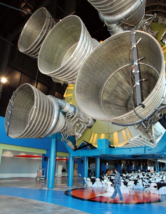 Image: Saturn V rocket in Huntsville, Ala.