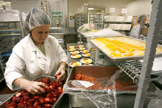 Image: gourmet airline food