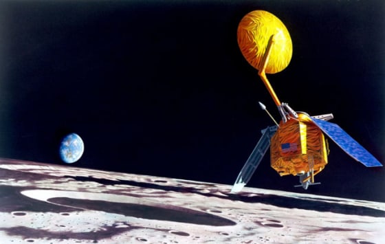 Image: Satellites in lunar orbit