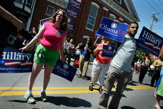 Image: Clinton Campaigns In West Virginia Day After Indiana And NC Primaries