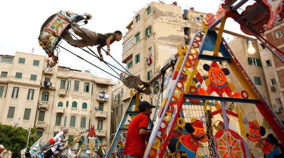 Image: The spring feast of Sham el Nesim in Alexandria, Egypt