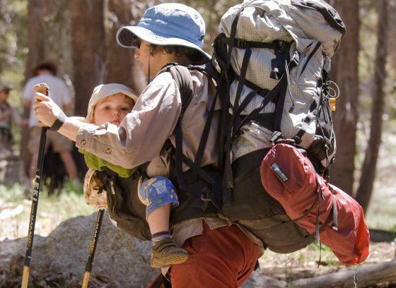 Backpacking with the whole family