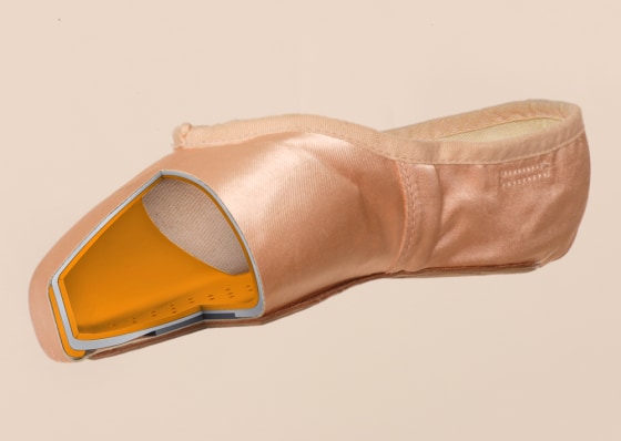 Ballet toe shoes inside online