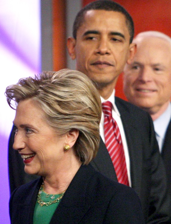 Image: Clinton, Obama, McCain