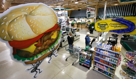 Image: supermarket checkout