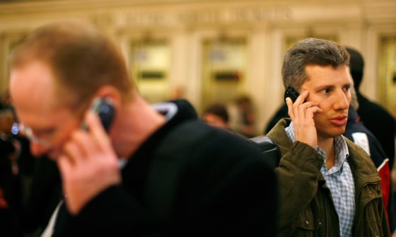 Image: cell phone users