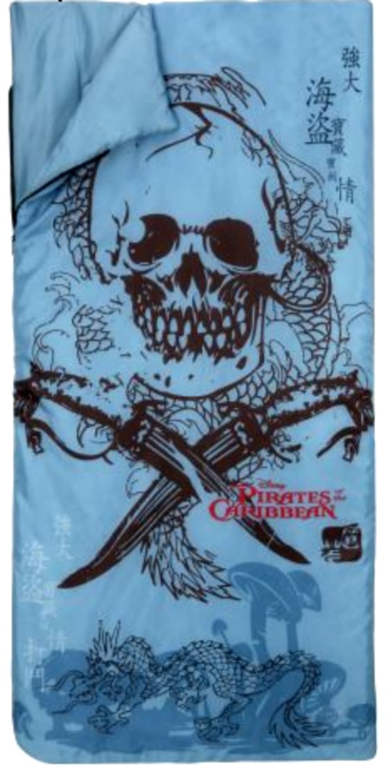 Image: Disney \"Pirates of the Caribbean\" sleeiping bag