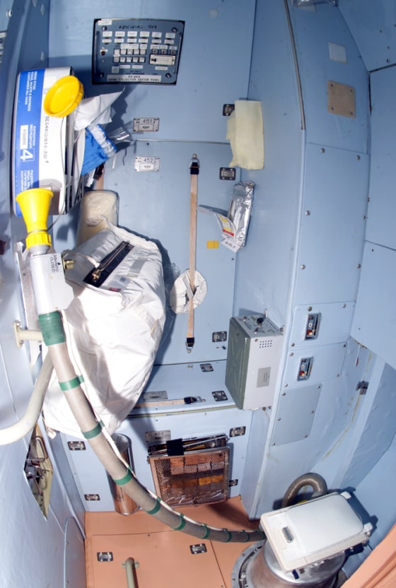 The international space station's toilet relies on vacuum equipment and air flow to carry waste away in zero-G. That equipment isn't providing enough suction on a regular basis, NASA says.