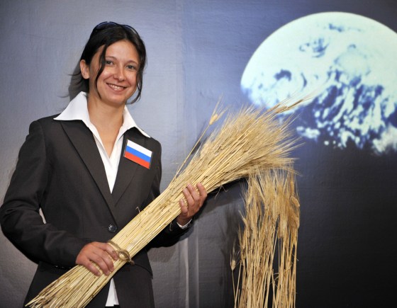 Image: Barley grown in outer space