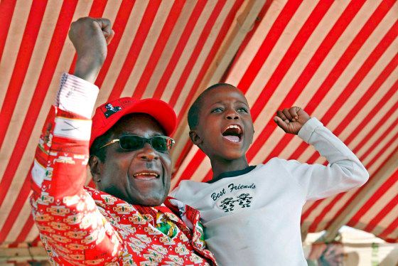 Image: Zimbabwe President Robert Mugabe