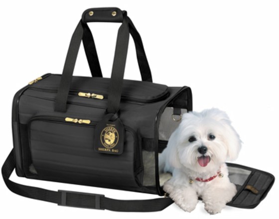 Sherpa pet product's Classic Traveler provides fashion and function for the pet on the go.