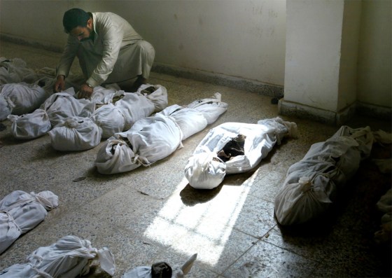 These bodies were found in a mass grave near Karbala, a town south of Baghdad, last May. They are among the thousands uncovered across the country and for which Saddam Hussein is expected to stand trial.