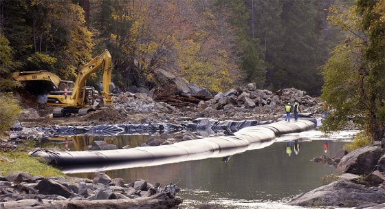 Image: Diversion of Mercer River