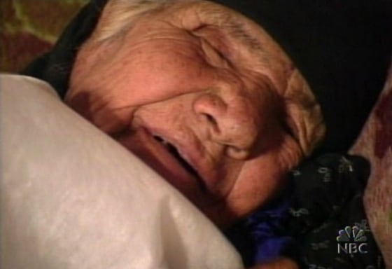 Frail and writhing in pain but not seriously injured, 80-year-old Moudjra Ozargan subsisted under the rubble without food or water.