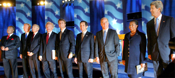 Democratic Presidential candidates debate in Detroit