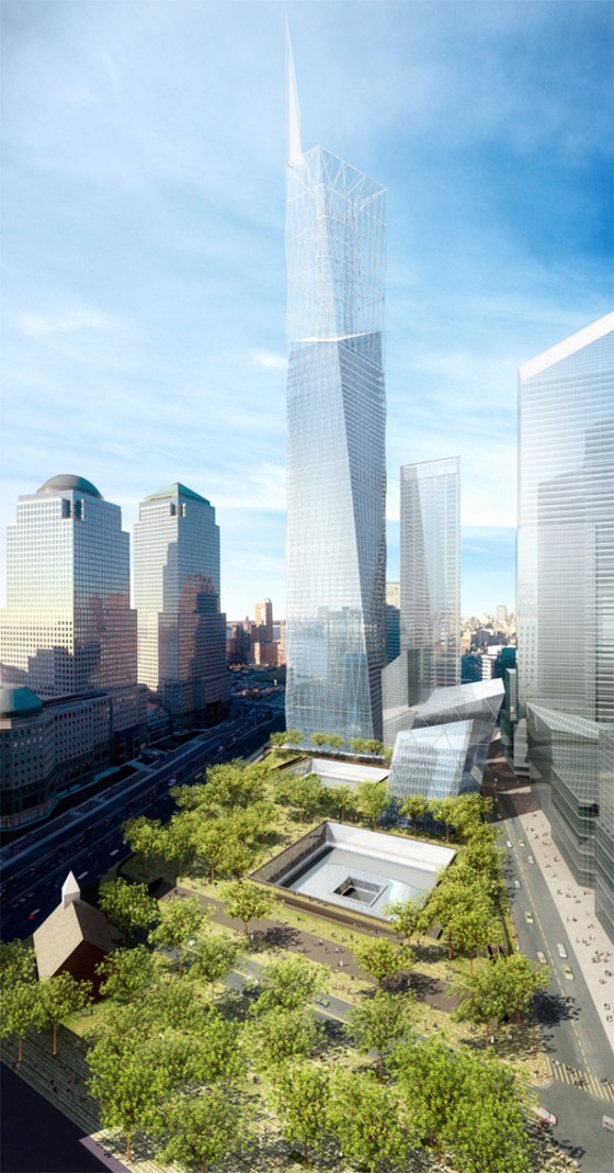 Image: Artist's rendering of World Trade Center memorial