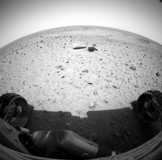 Image: Rover's view of Martian landscape