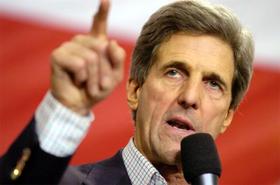 Kerry Uses Push From Iowa Win To Kick Off New Hampshire Campaign