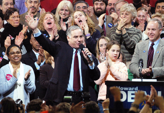 Dean Finishes Second In New Hampshire Primary