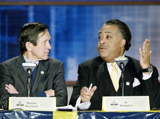 SHARPTON KUCINICH