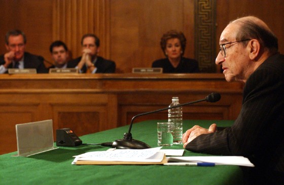 FEDERAL RESERVE CHAIRMAN GREENSPAN TESTIFIES BEFORE SENATE BANKING COMMITTEE