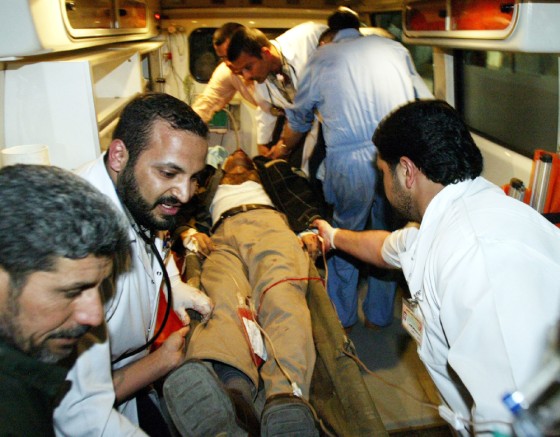 ARAB SATELLITE NEWS CORRESPONDENT IS SENT FOR TREATMENT AT A BAGHDAD HOSPITAL