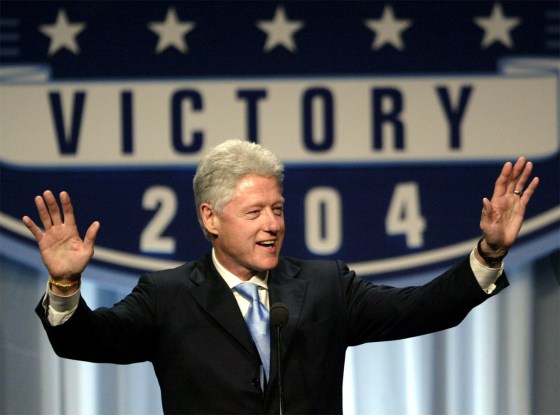 FORMER PRESIDENT BILL CLINTON TALKS AT THE DEMOCRATIC NATIONAL COMMITTEE DINNER IN WASHINGTON