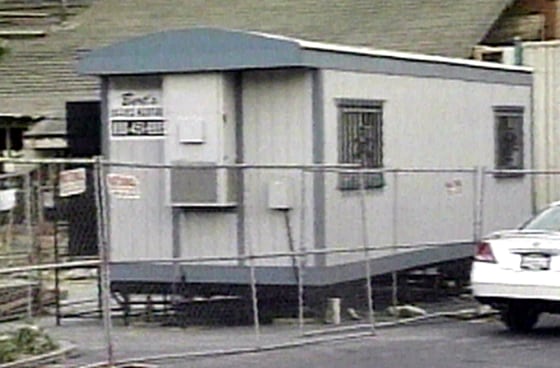 Women who were applying for waitress positions at Hooters were videotaped trying on the resaurant's famous uniform in this trailer. 