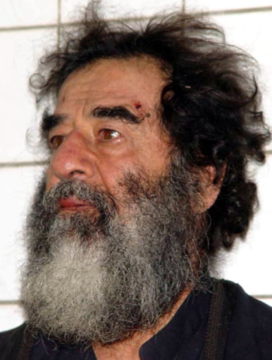 FILE PHOTO Saddam Hussein Declared A POW