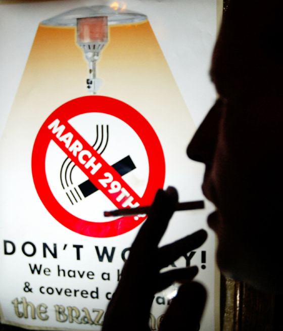 MAN SMOKES CIGARETTE IN BRAZEN HEAD PUB JUST HOURS BEFORE SMOKING BAN COMES INTO FORCE IN IRELAND