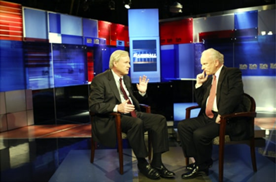 Richard Clarke, right, said President Bush was obsessed with Saddam Hussein: ‘We had a window of opportunity after 9/11 to really root out terrorism. Instead, we took this excursion.’