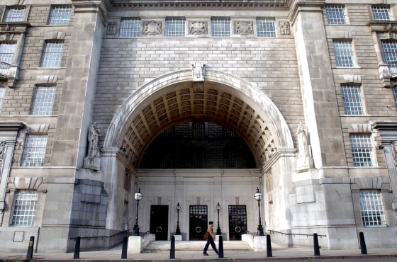 MI5 HEADQUARTERS IN CENTRAL LONDON