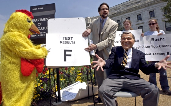 Theater Group Questions President Bush's Stand On Testing Beef