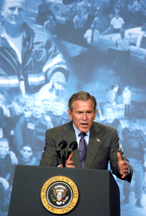 President Bush Makes Remarks On The Patriot Act