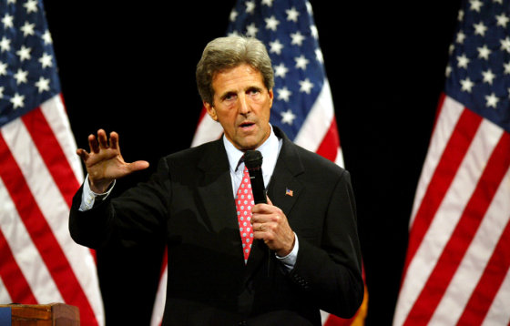 Senator Kerr Kerry sticking to his domestic agenda
