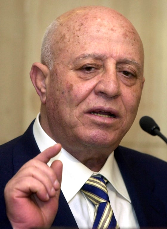 Palestinian Prime Minister Ahmed Qureia
