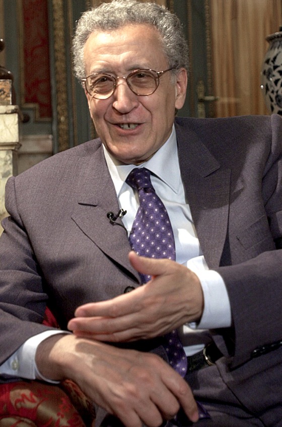 U.N. special envoy Lakhdar Brahimi.