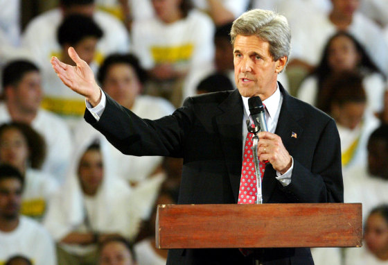 John Kerry Addresses Students In Philidelphia