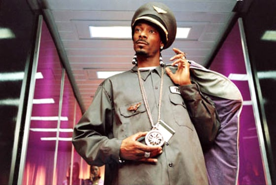 Rapper "Snoop Dogg" in a scene from the movie "Soul Plane."