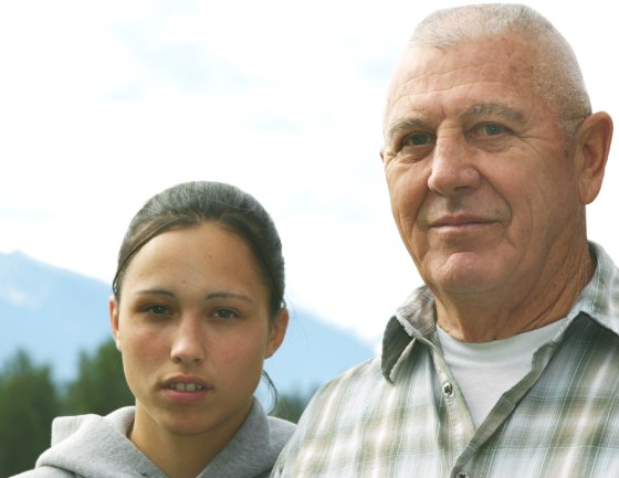 On the Flathead Indian Reservation, Cassidy Johnson, 18, took a rookie firefighting training class last week. Her grandfather, Larry Anderson, is a former smokejumper and an instructor in the school. 