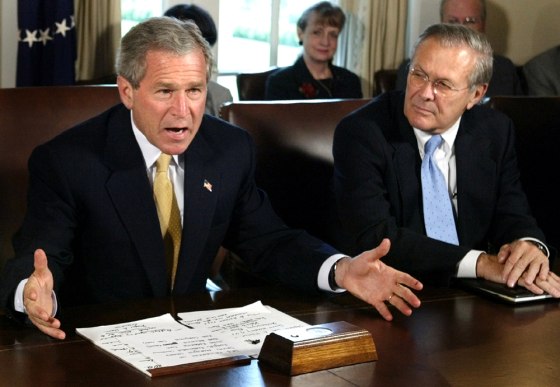 BUSH RUMSFELD