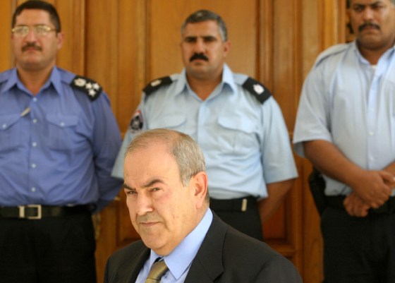 Iraq's interim Prime Minister Iyad Allaw