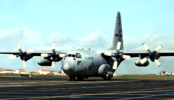 U.S. Air Force Member Maintains Fighter Jets In Azores