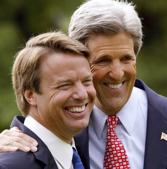 Kerry And Edwards Embark On Four-Day Campaign Tour