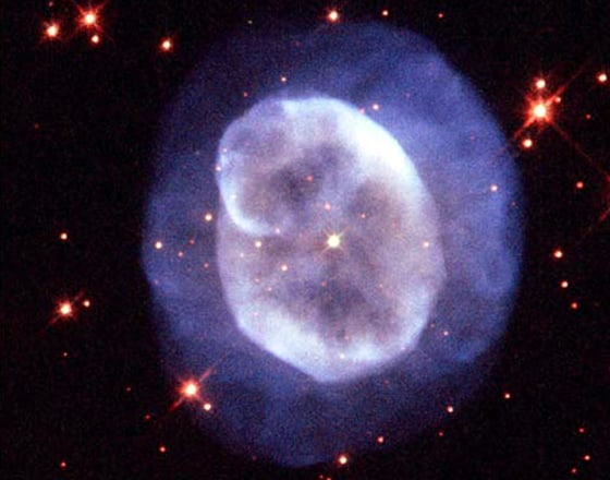 This image of the planetary nebula NGC 5979 was combined from raw data.