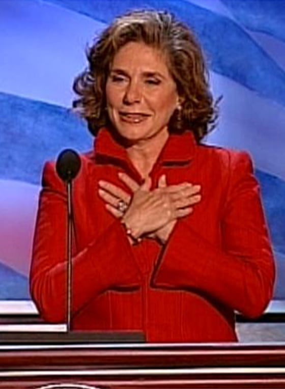 “By now, I hope it will come as no surprise to anyone that I have something to say,” Teresa Heinz Kerry said.