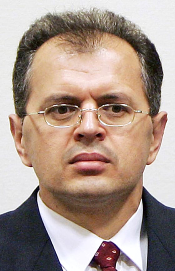 Bosnian Croat Gen. Tihomir Blaskic sits Thursday in the courtroom at the International Criminal Tribunal for the Former Yugoslavia in The Hague.