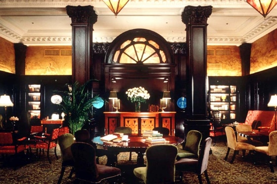 Image: The famed Algonquin Hotel lobby in New York City