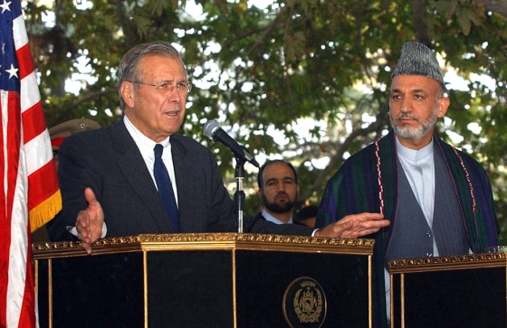 RUMSFELD  KARZAI